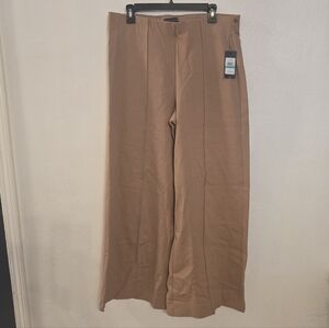 NWT Tommy Hilfiger Wide Leg Pants Size 16 In Tan